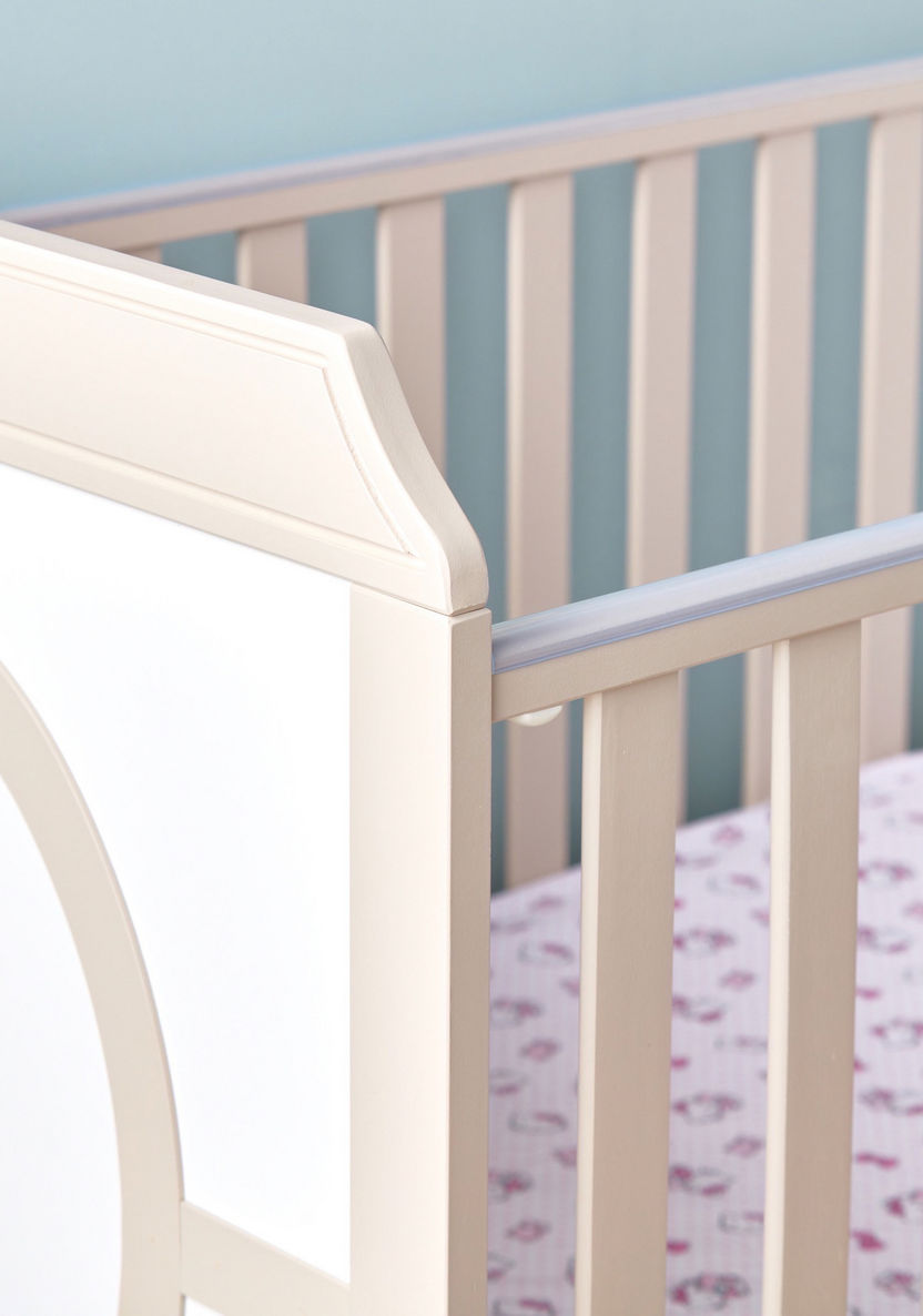 Giggles Penelope Wooden Crib - Pink-Baby Cribs-image-6