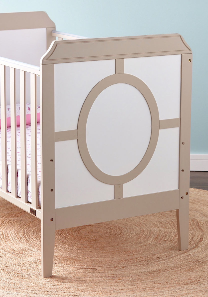 Giggles Penelope Wooden Crib - Pink-Baby Cribs-image-7