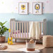 Giggles Penelope Wooden Crib - Pink-Baby Cribs-thumbnail-8