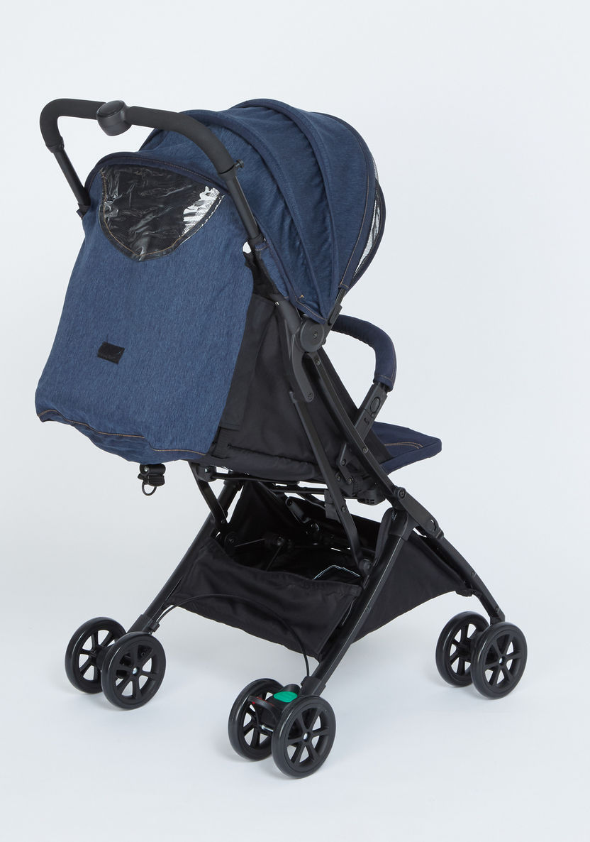 Giggles Nano Navy Blue Baby Stroller with Adjustable Recliner Seat (Upto 3 years)-Strollers-image-1