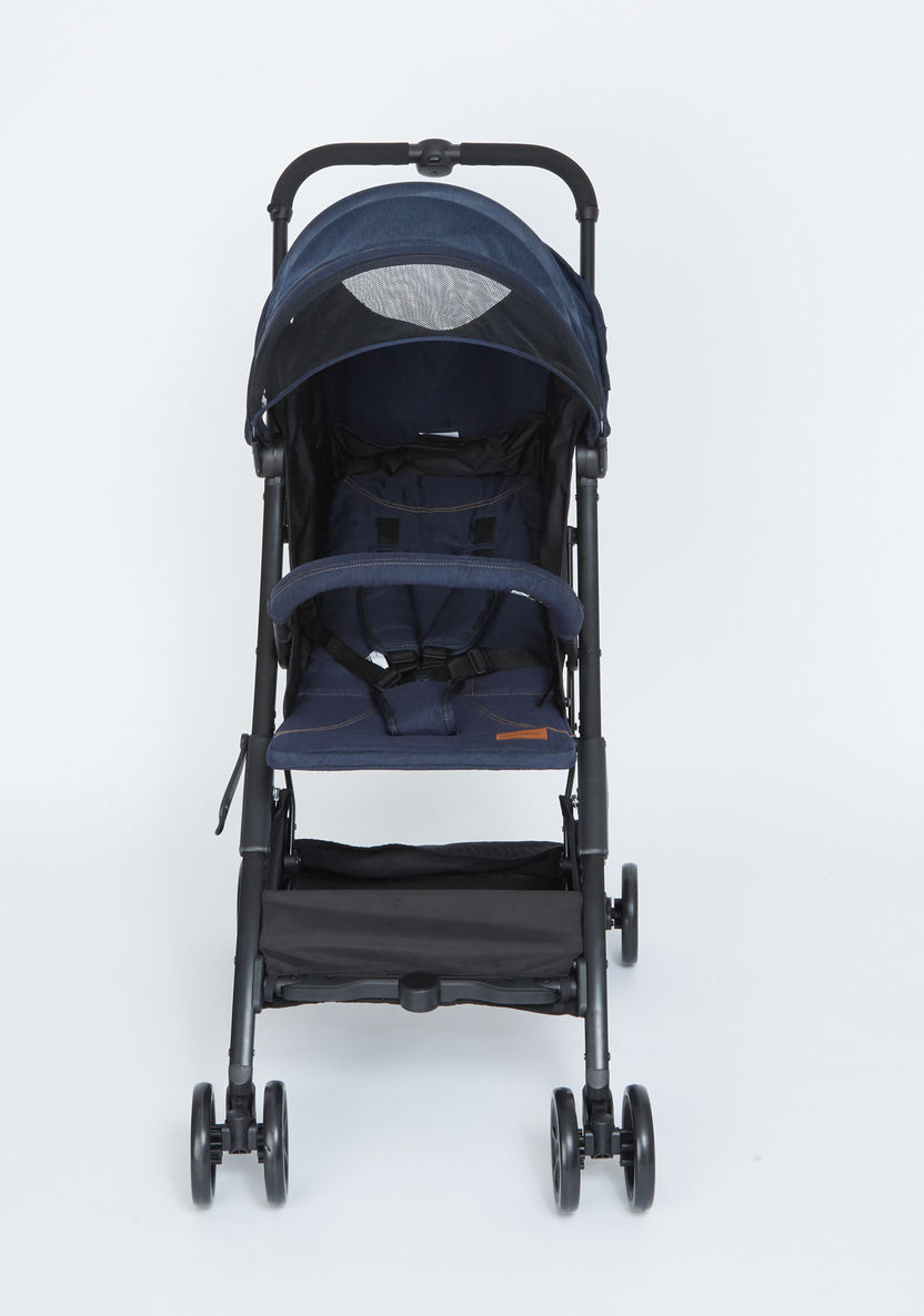 Giggles Nano Navy Blue Baby Stroller with Adjustable Recliner Seat (Upto 3 years)-Strollers-image-2