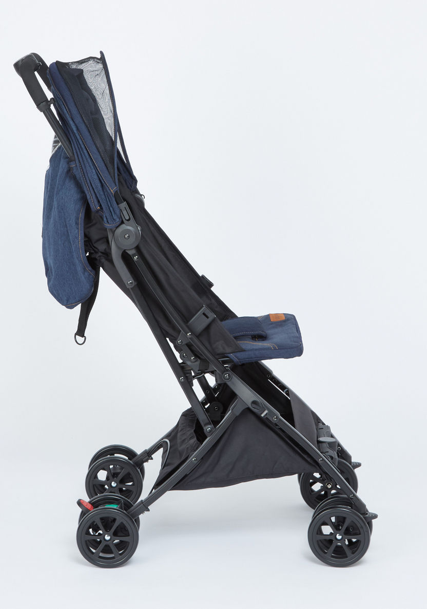 Giggles Nano Navy Blue Baby Stroller with Adjustable Recliner Seat (Upto 3 years)-Strollers-image-3