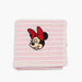 Minnie Mouse Embroidered Receiving Blanket - 76x102 cms-Blankets and Throws-thumbnail-0