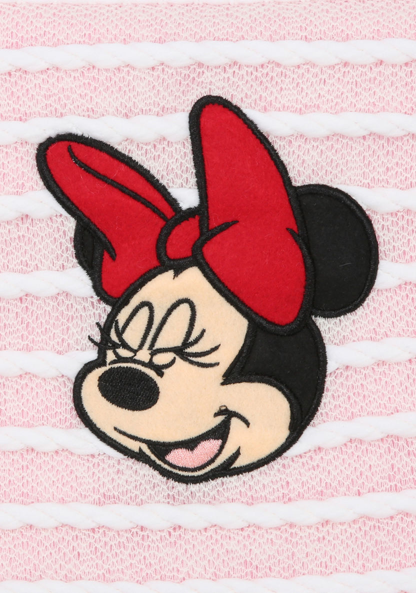 Minnie Mouse Embroidered Receiving Blanket - 76x102 cms-Blankets and Throws-image-2