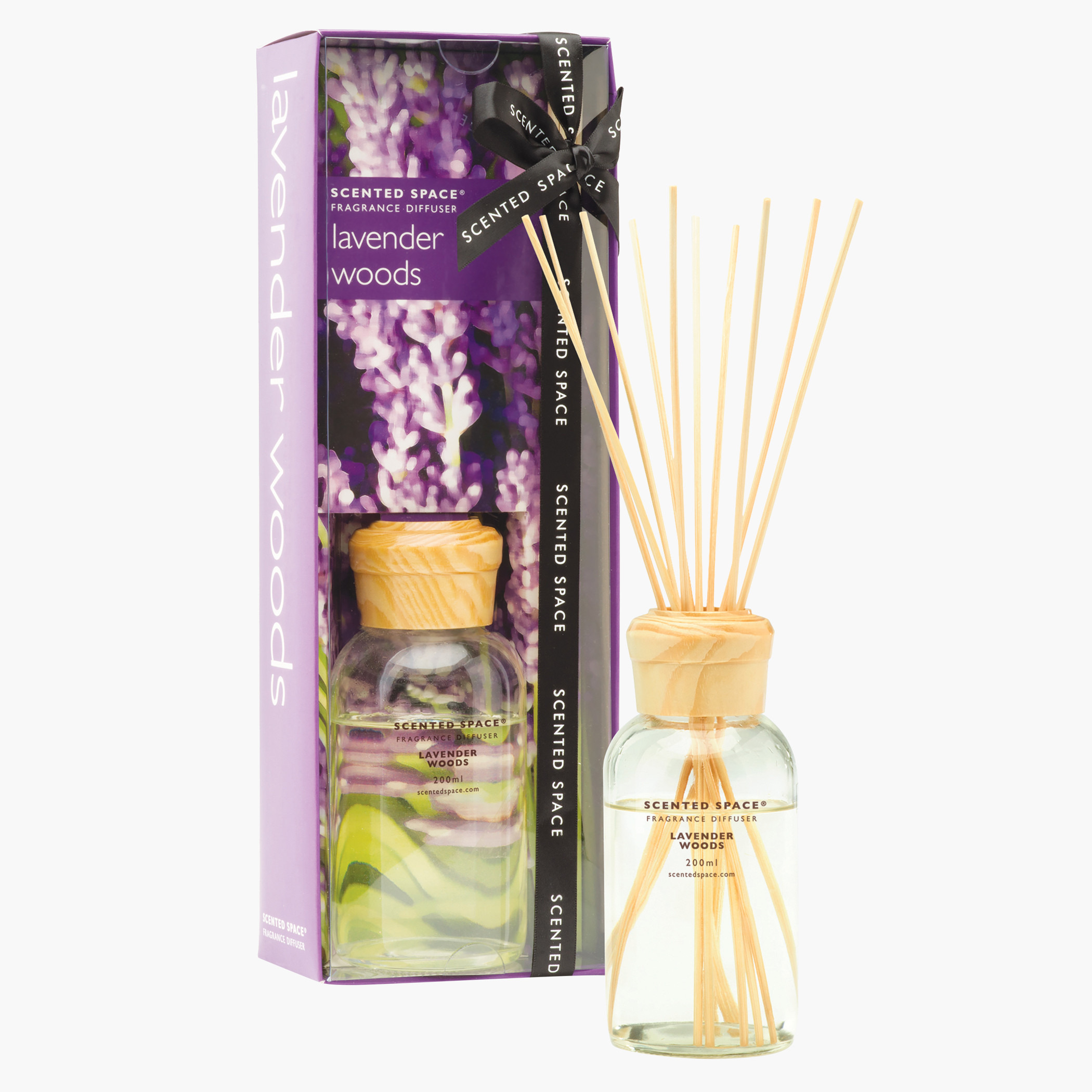 موزّع عطر برائحة اللافندر من سينتد سبيس - 200 مل-household-homefragrance-reeddiffusers-image-1