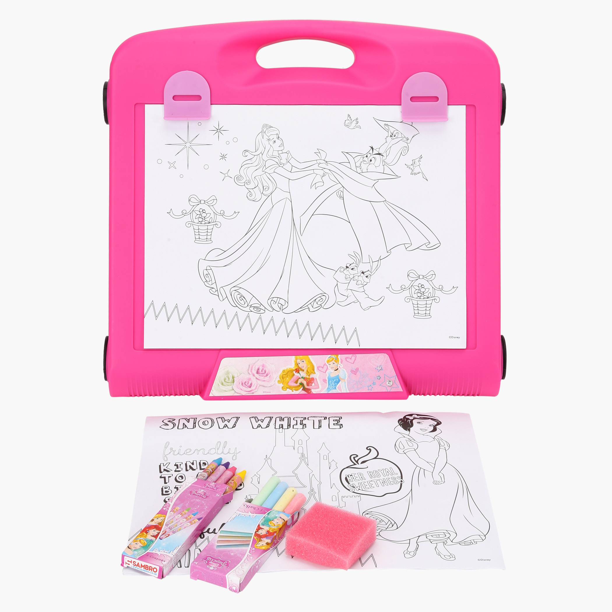 disney princess travel art easel