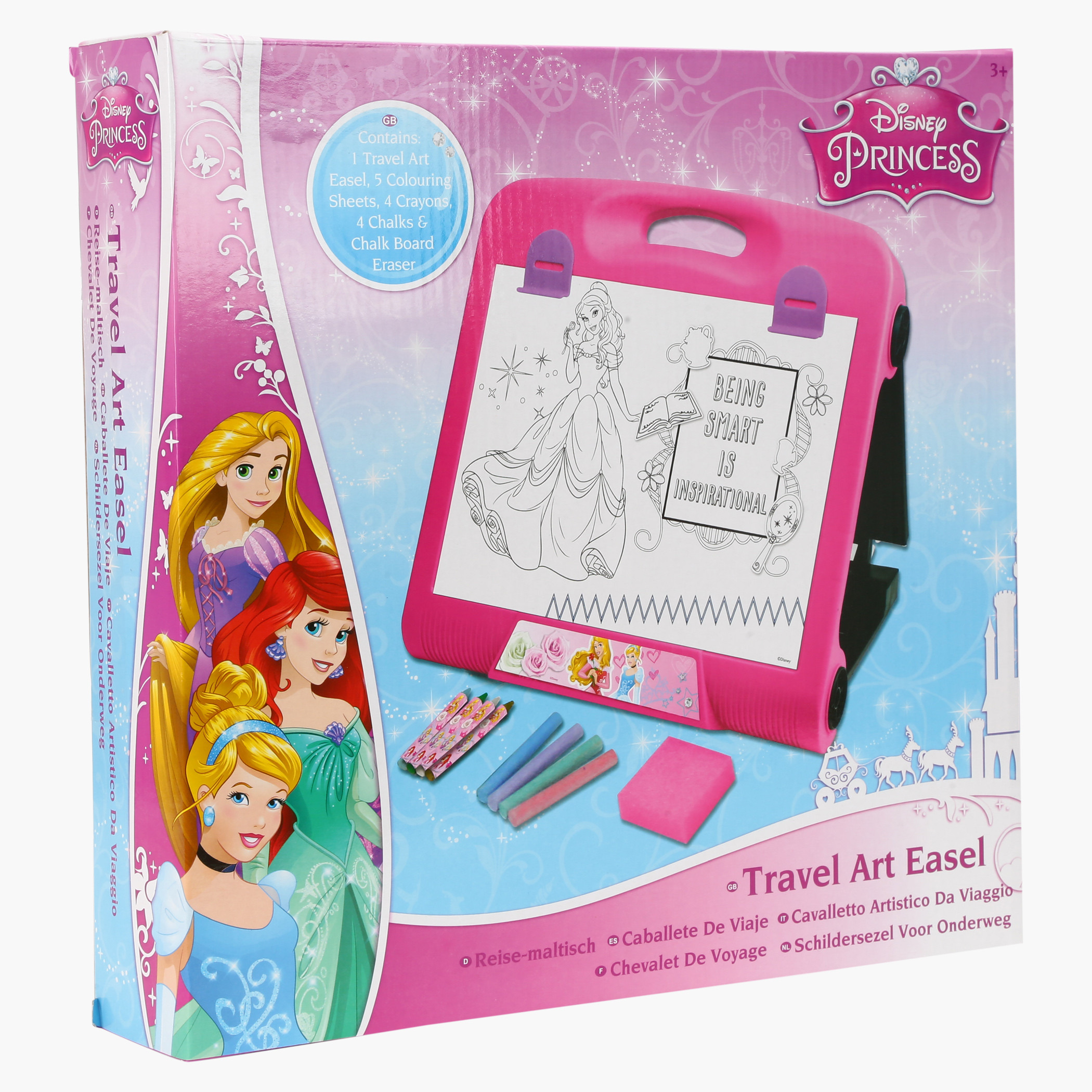 disney princess travel art easel