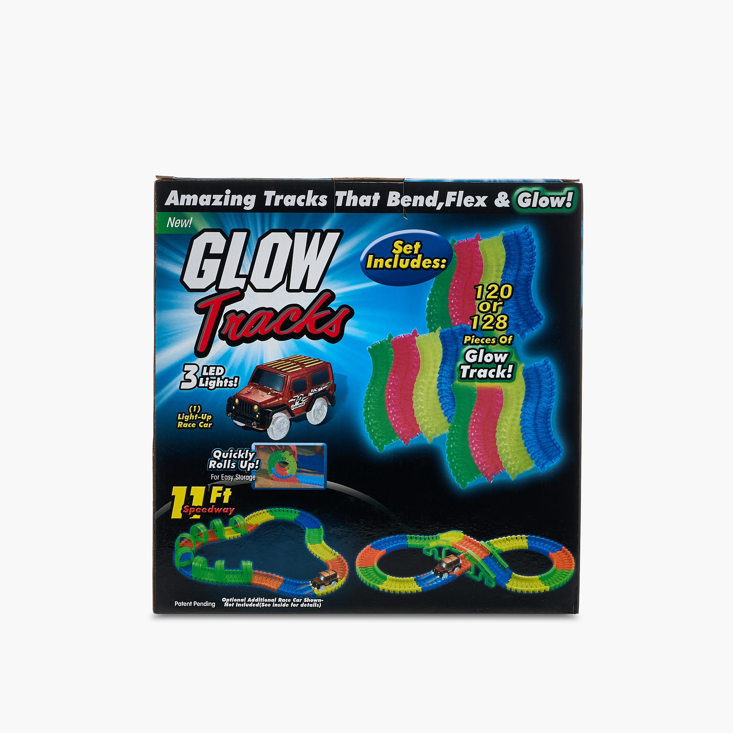 Glow-in-the-Dark 120-Piece Track Playset-toys-playvehicles-racetracks-image-6