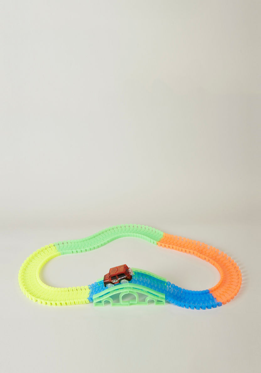 Glow-in-the-Dark Track Playset - 132 Pieces-Gifts-image-0
