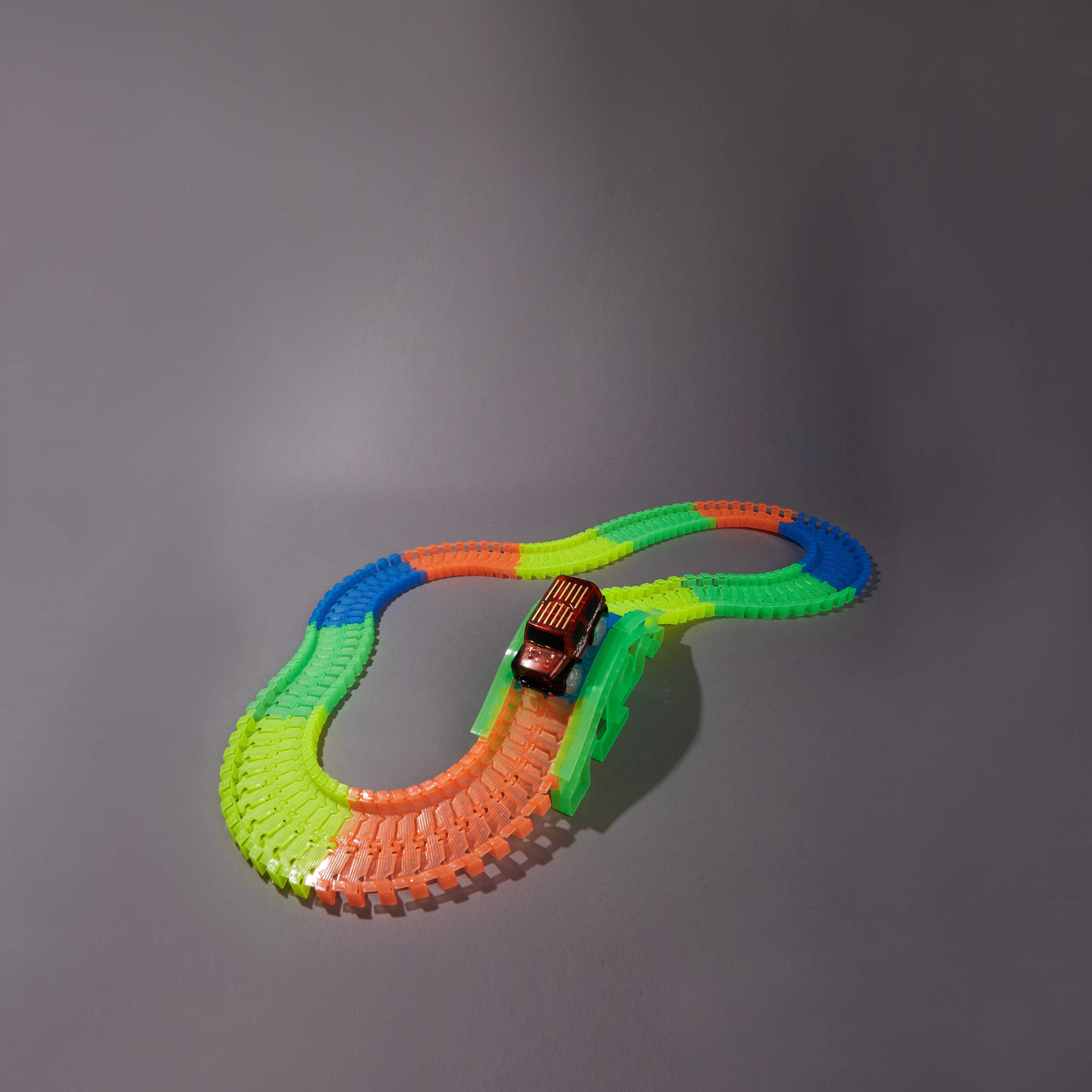 Glow-in-the-Dark Track Playset - 132 Pieces-toys-playvehicles-vehicleplaysets-image-2