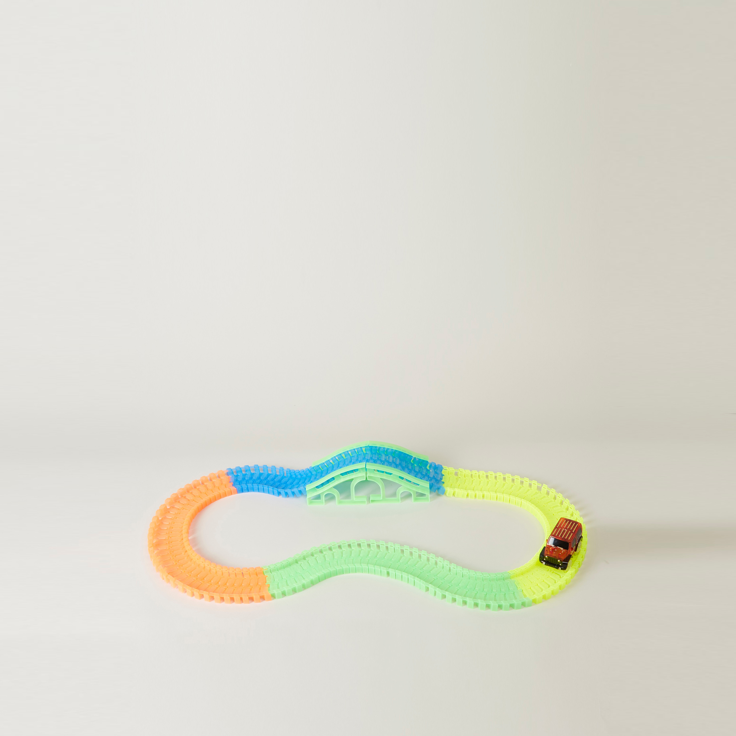 Glow-in-the-Dark Track Playset - 132 Pieces-toys-playvehicles-vehicleplaysets-image-4