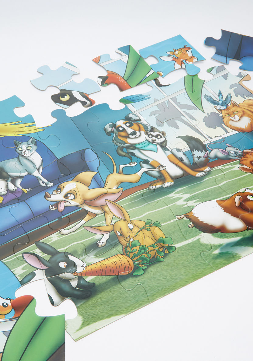 Juniors 48-Piece Pet Puzzle Set-Blocks%2C Puzzles and Board Games-image-1