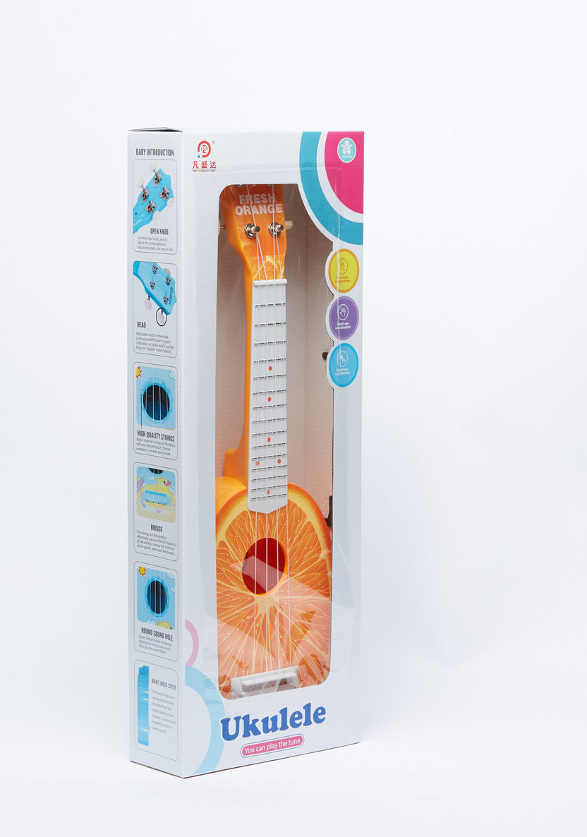 Juniors Orange Printed Musical Instrument-Baby and Preschool-image-2