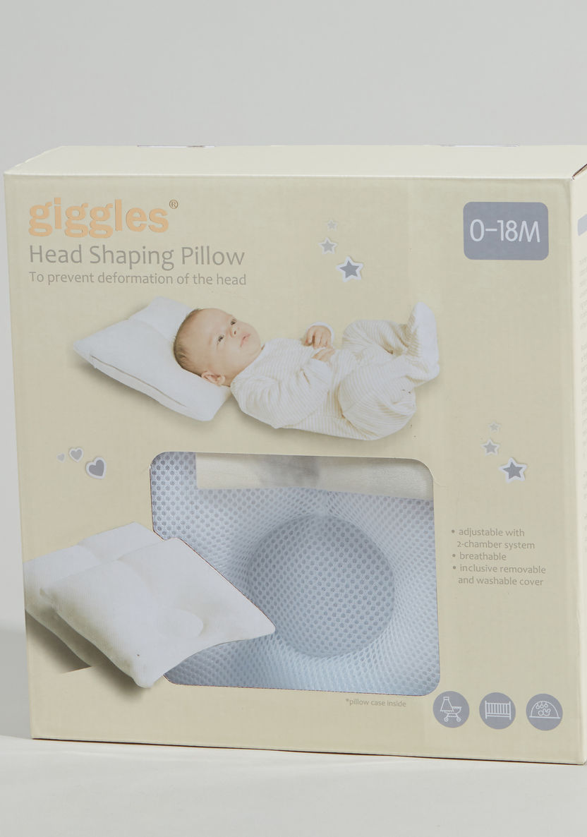 Giggles Head Shaping Pillow with Case-Baby Bedding-image-0