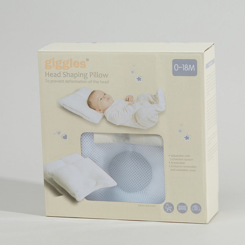 Giggles Head Shaping Pillow with Case-Baby Bedding-image-0