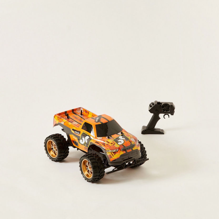 Juniors 1:10 Remote Control Monster Truck Toy-Remote Controlled Cars-image-0