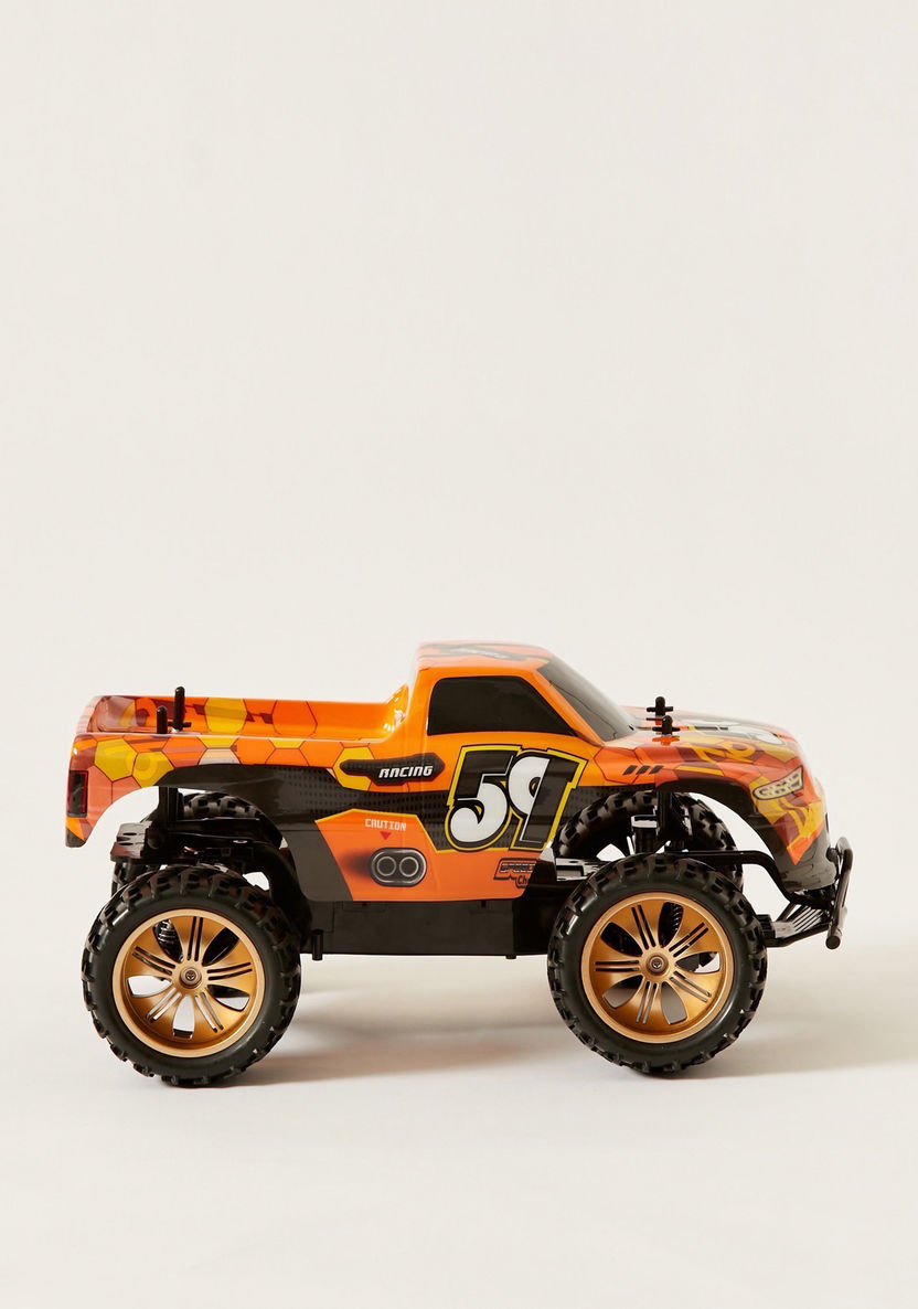 Juniors 1:10 Remote Control Monster Truck Toy-Remote Controlled Cars-image-2