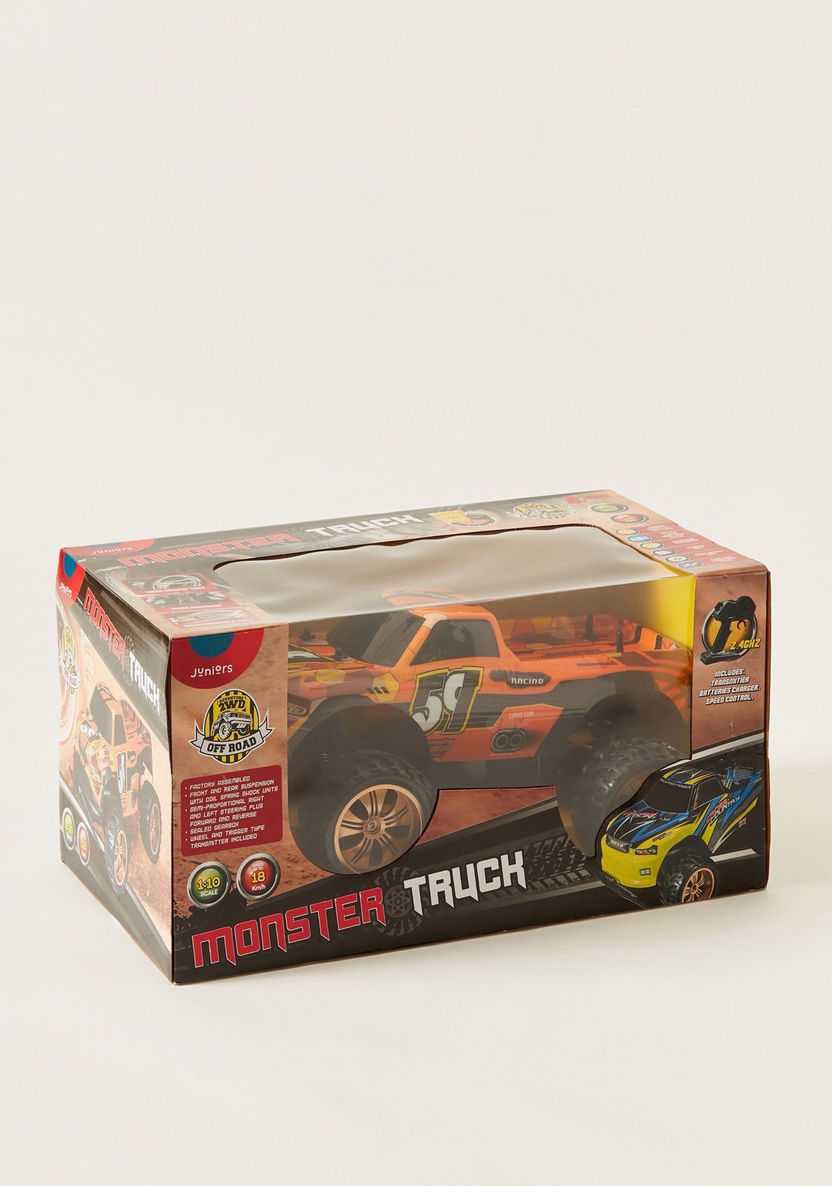 Juniors 1:10 Remote Control Monster Truck Toy-Remote Controlled Cars-image-6