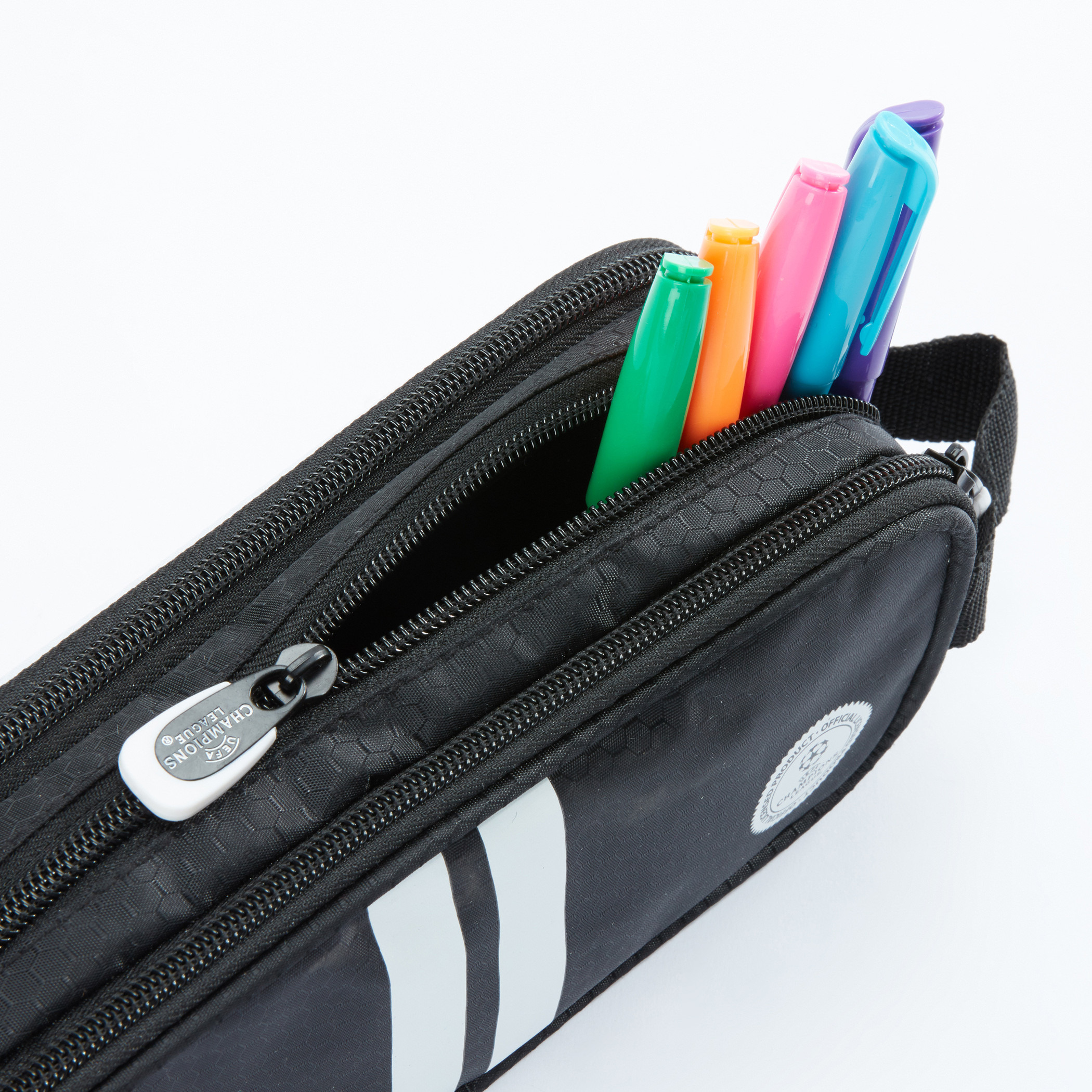 مقلمة بسحاب إغلاق وطبعات سبورتاندم-school-stationery-pencilcases-image-3