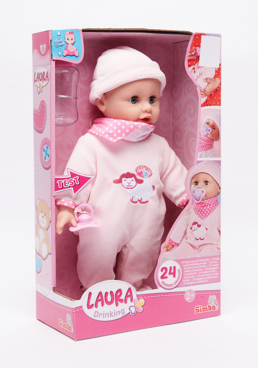 Simba Laura Doll with Feeding Bottle-Dolls and Playsets-image-3