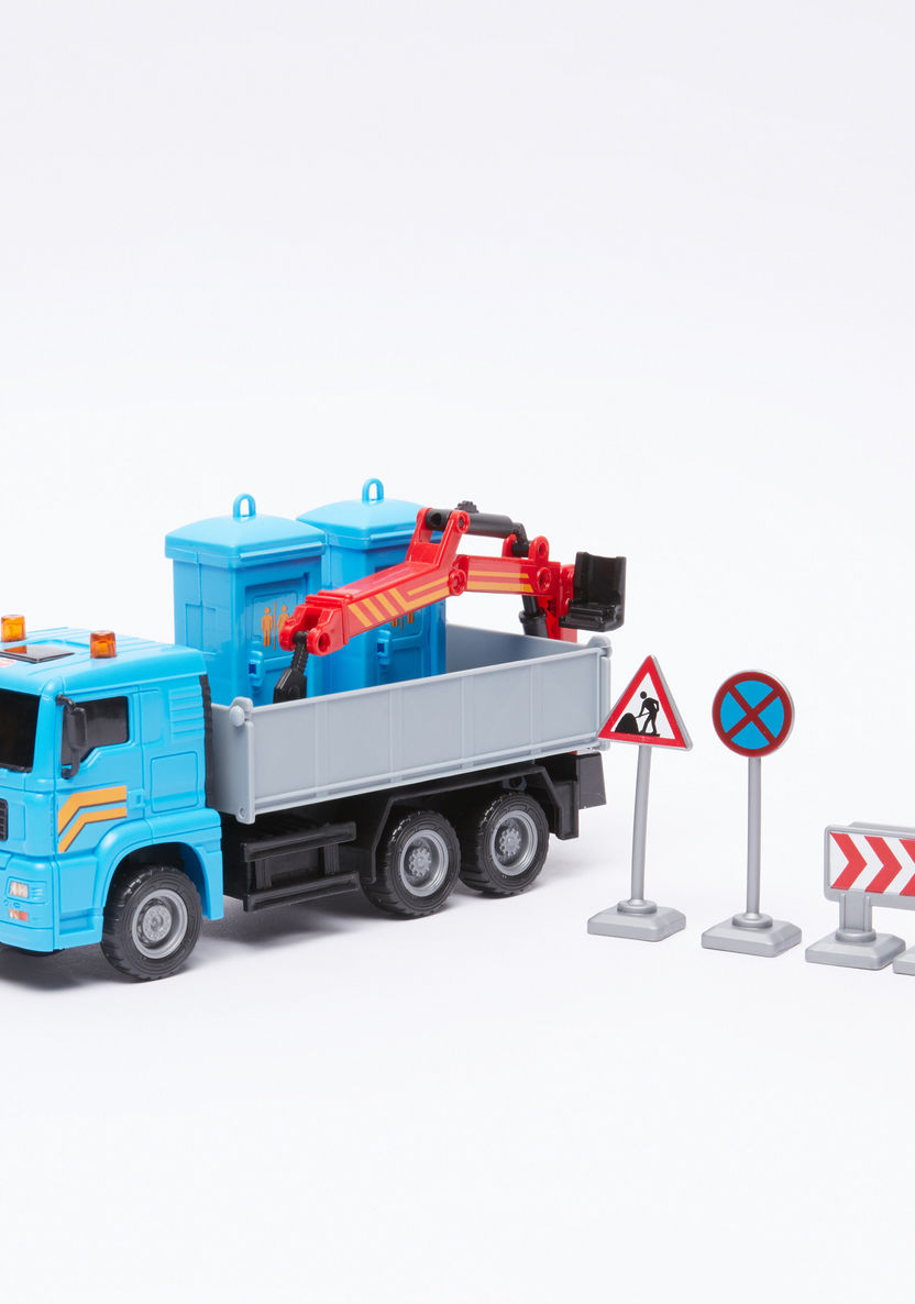 DICKIE TOYS Heavy City Truck with Friction Movable Parts-Scooters and Vehicles-image-0