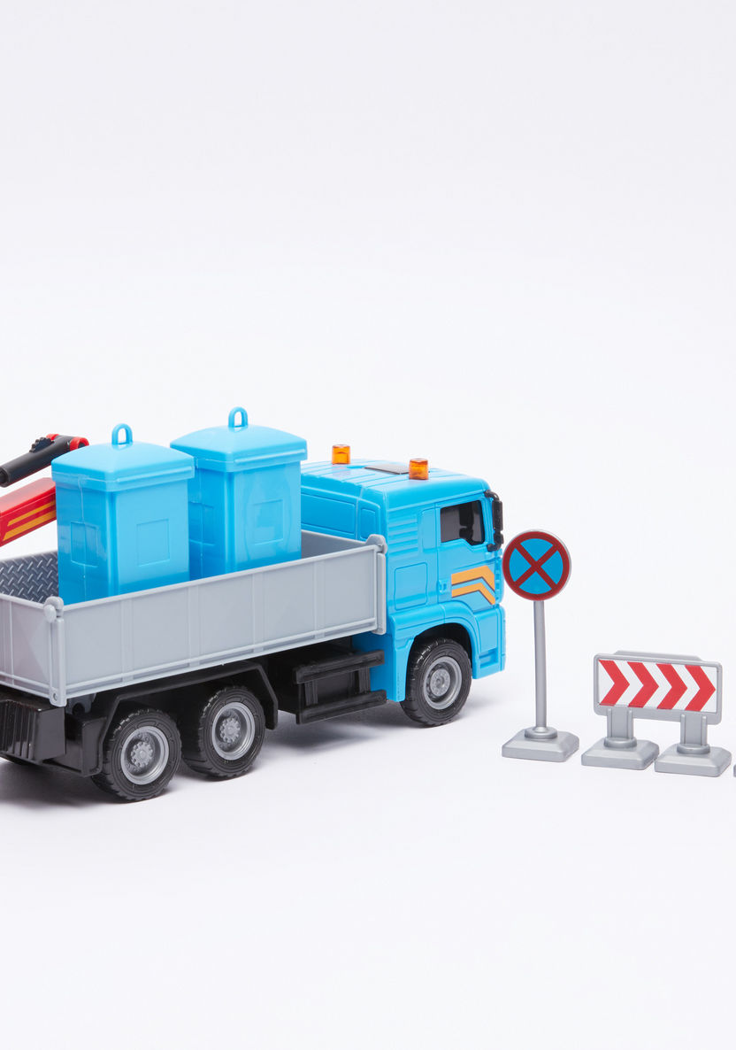 DICKIE TOYS Heavy City Truck with Friction Movable Parts-Scooters and Vehicles-image-1