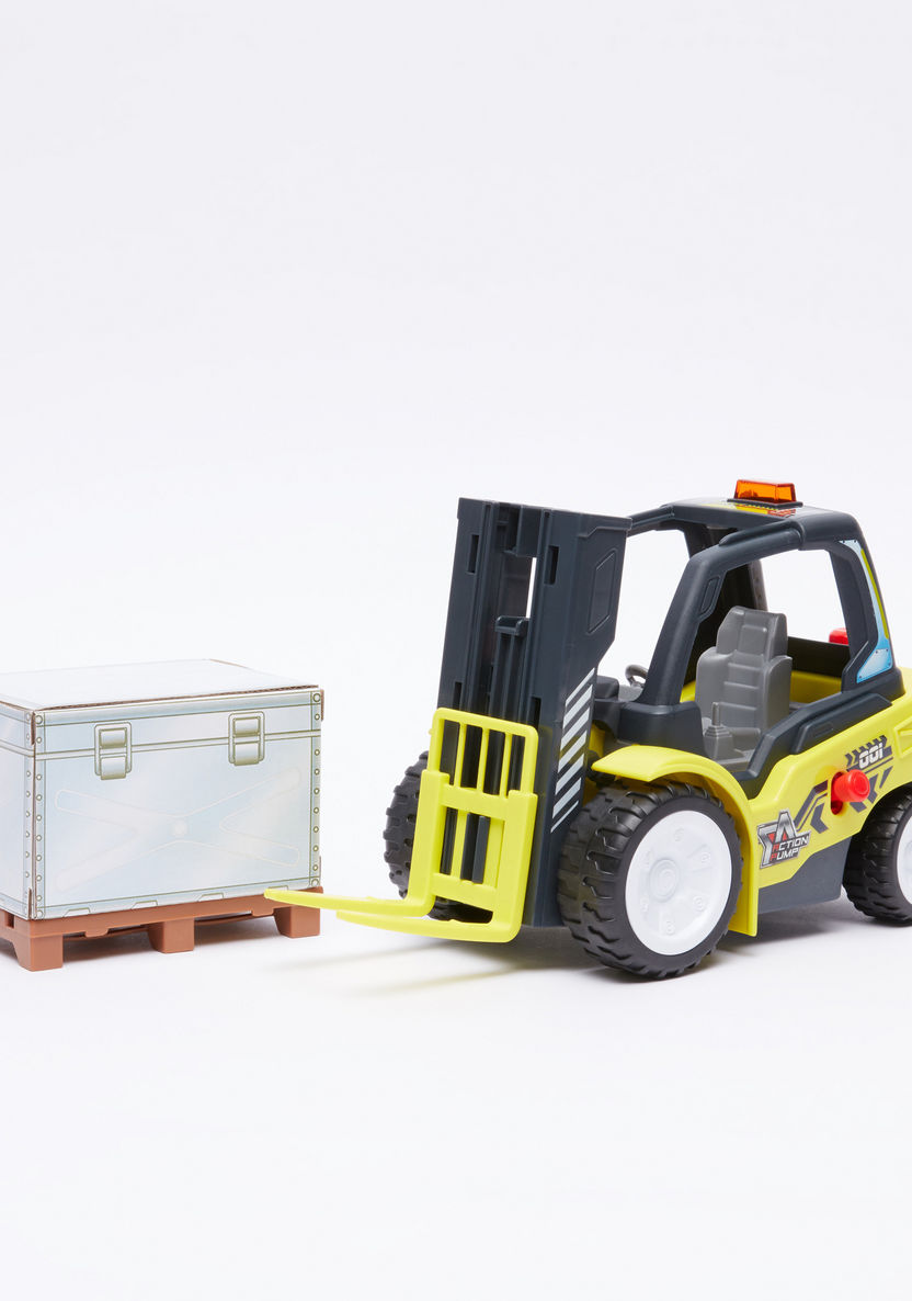 DICKIE TOYS Action Forklift with Air Pump Function-Scooters and Vehicles-image-0