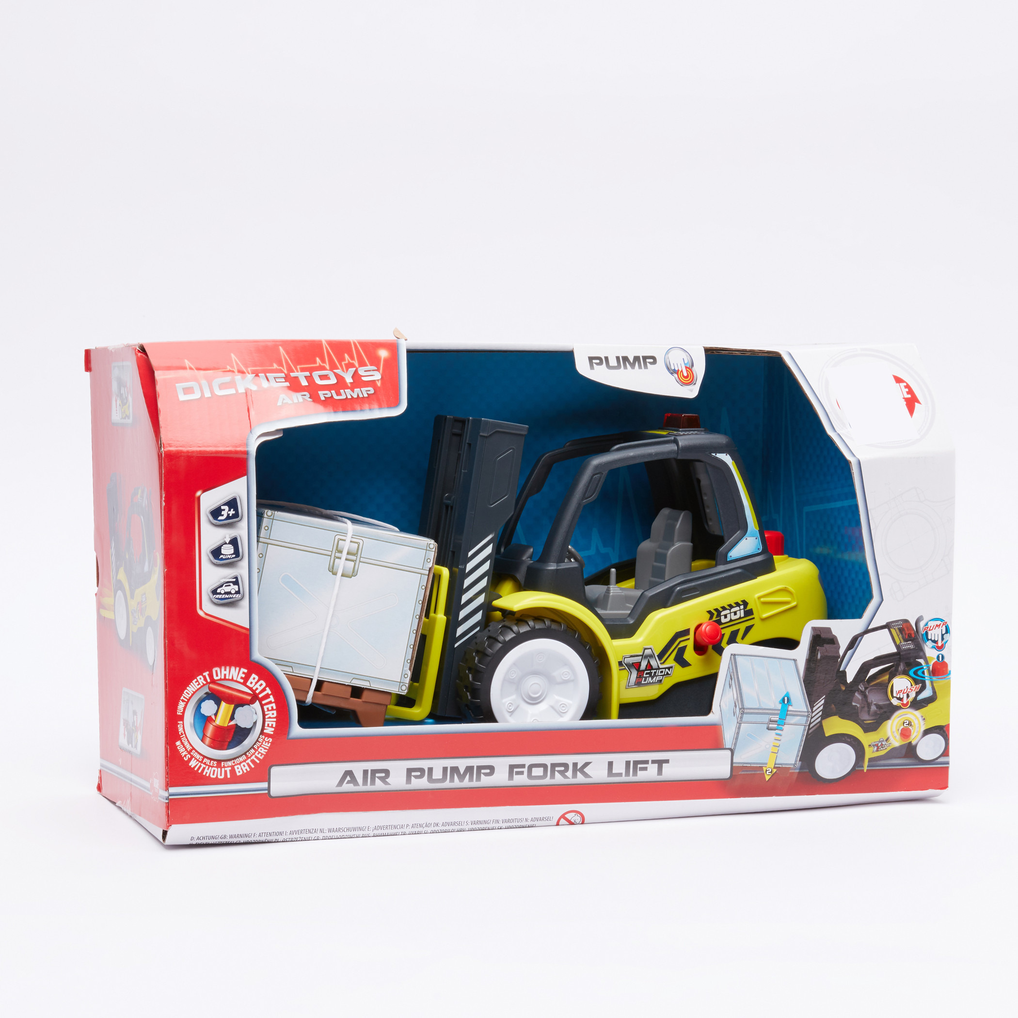 DICKIE TOYS Action Forklift with Air Pump Function