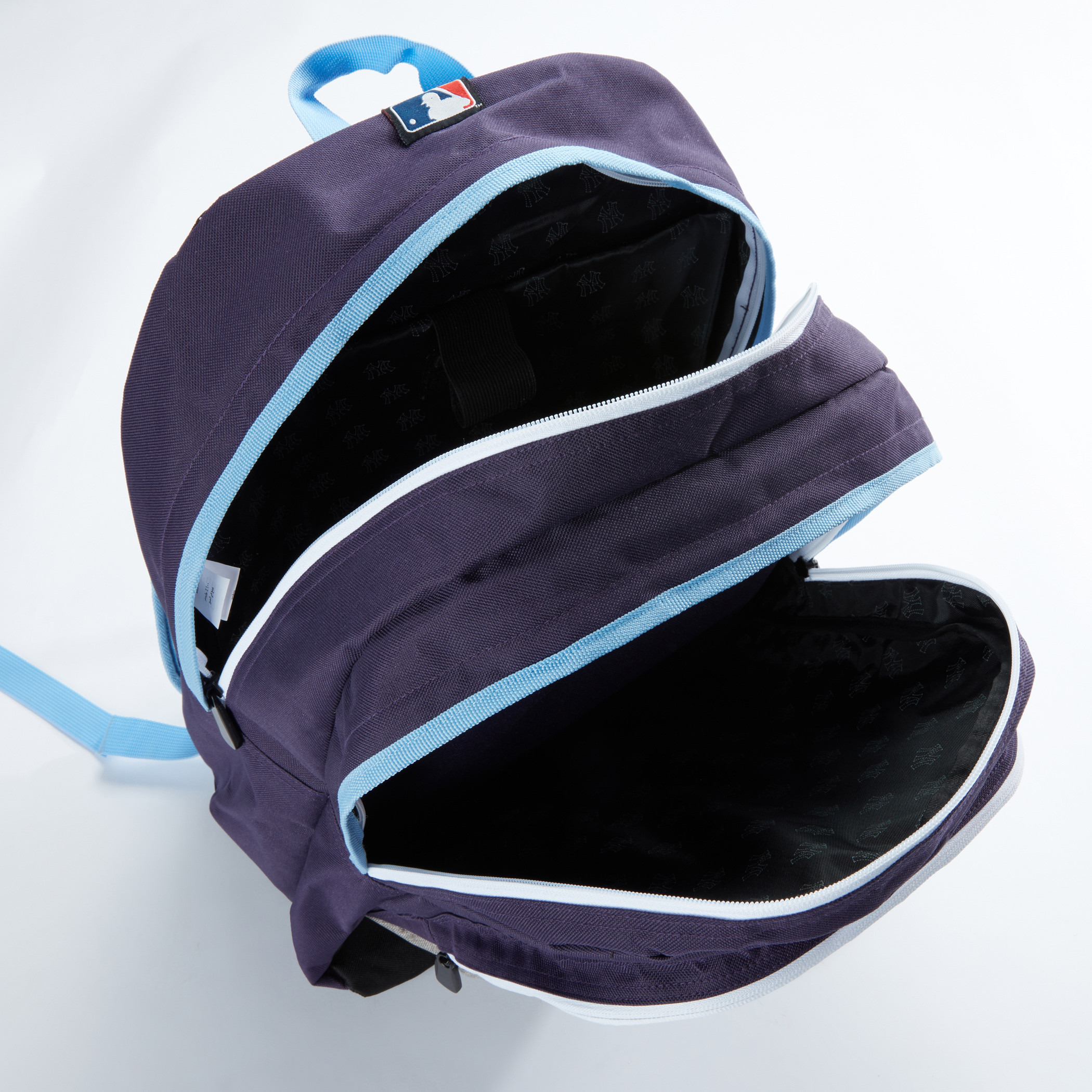 حقيبة ظهر مطرزة بسحاب إغلاق من نيويورك يانكيز-school-bagsandbackpacks-backpacks-image-5