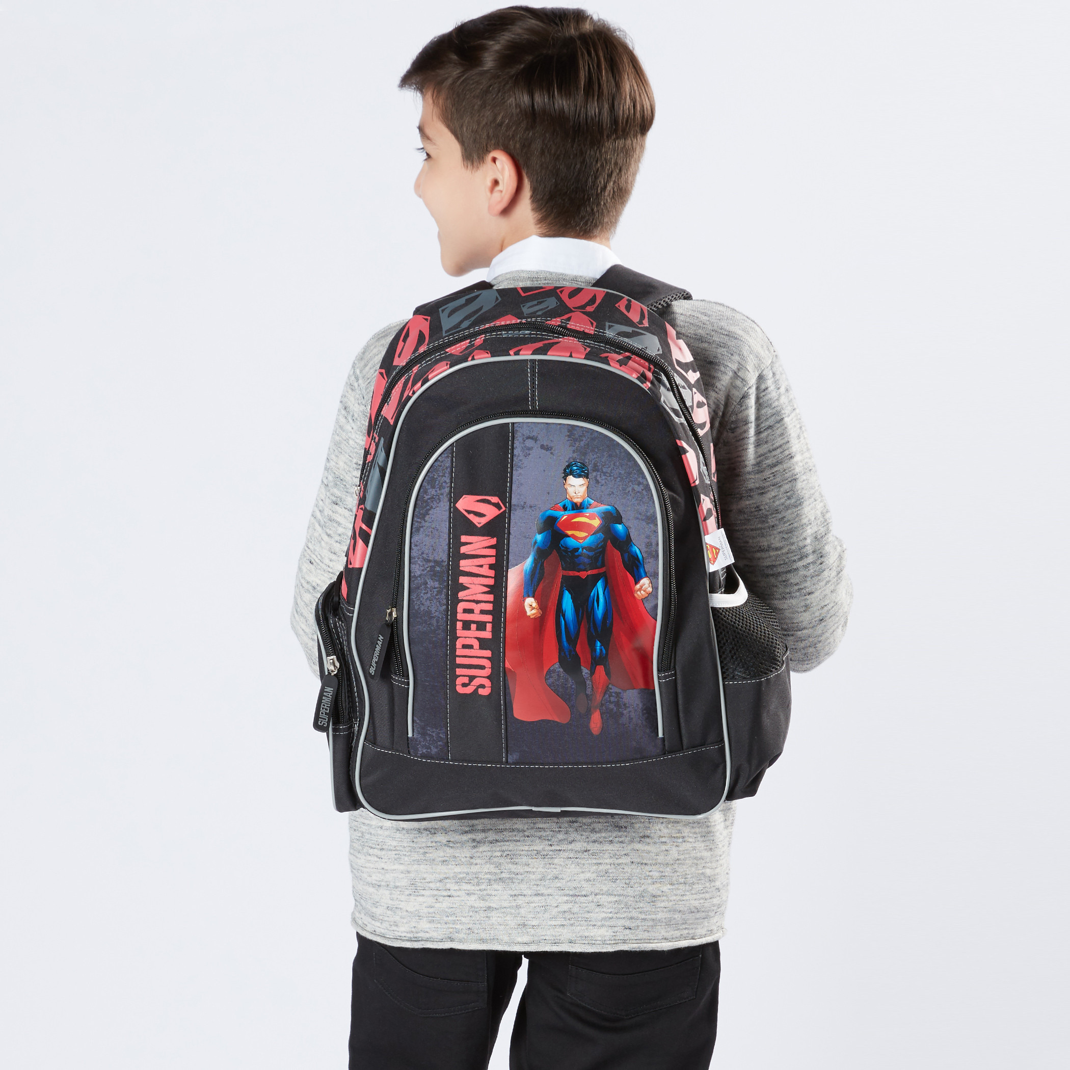 حقيبة ظهر بسحّاب إغلاق وطبعات سوبرمان-school-bagsandbackpacks-backpacks-image-7
