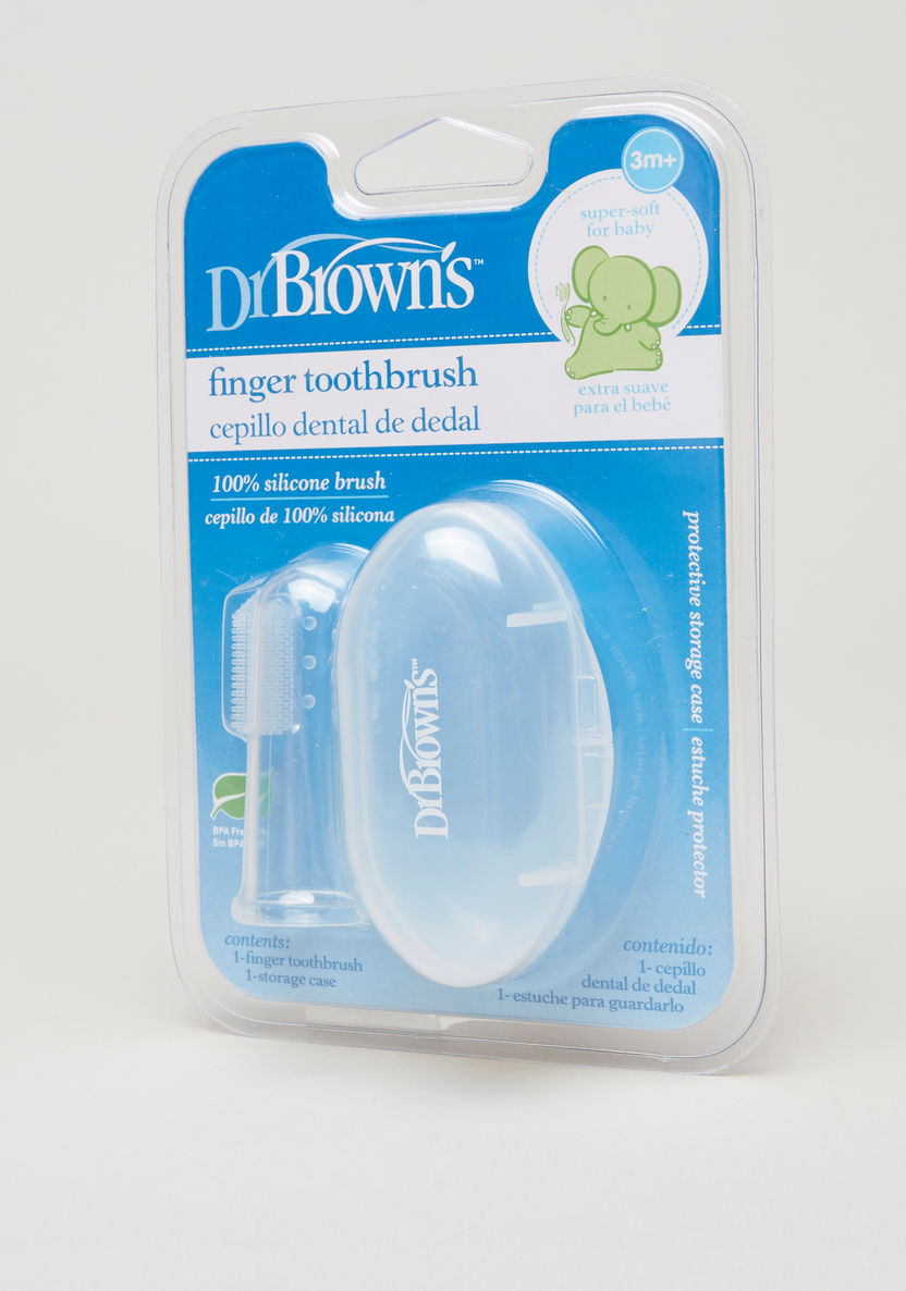 Dr. Brown's Finger Toothbrush with Case-Oral Care-image-0