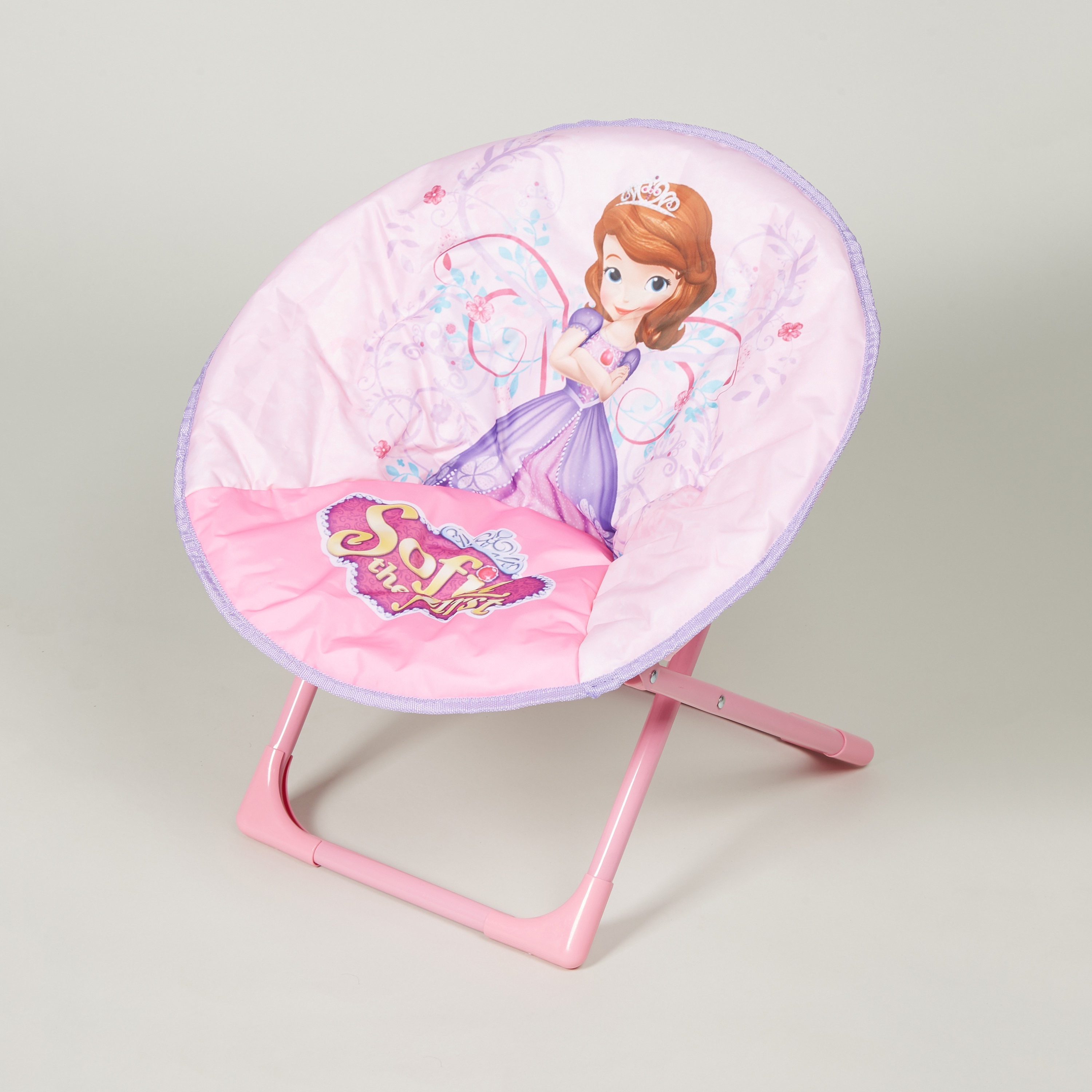 Pink foldable online chair