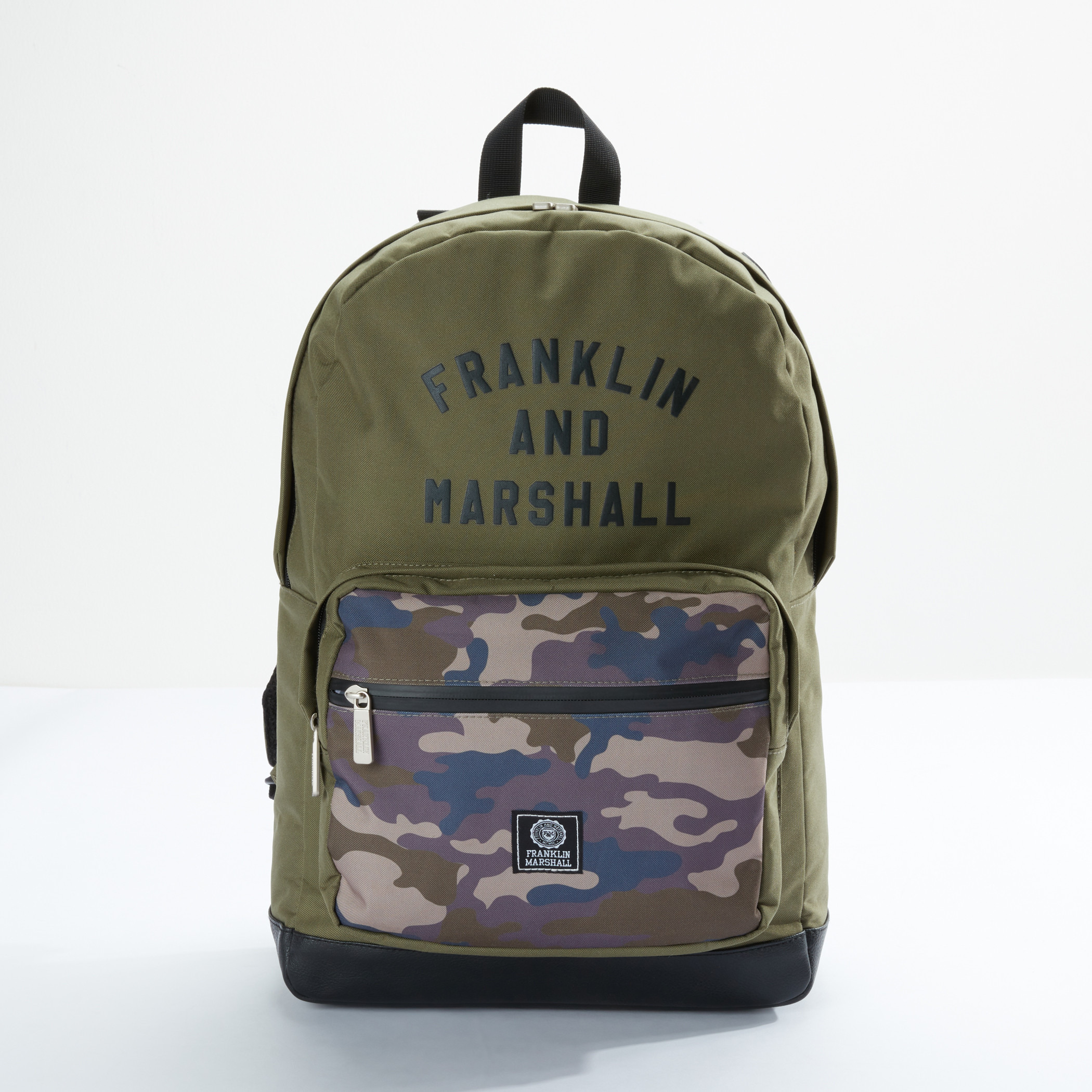 Franklin & Marshall Printed Backpack with Zip Closure-school-bagsandbackpacks-backpacks-image-1