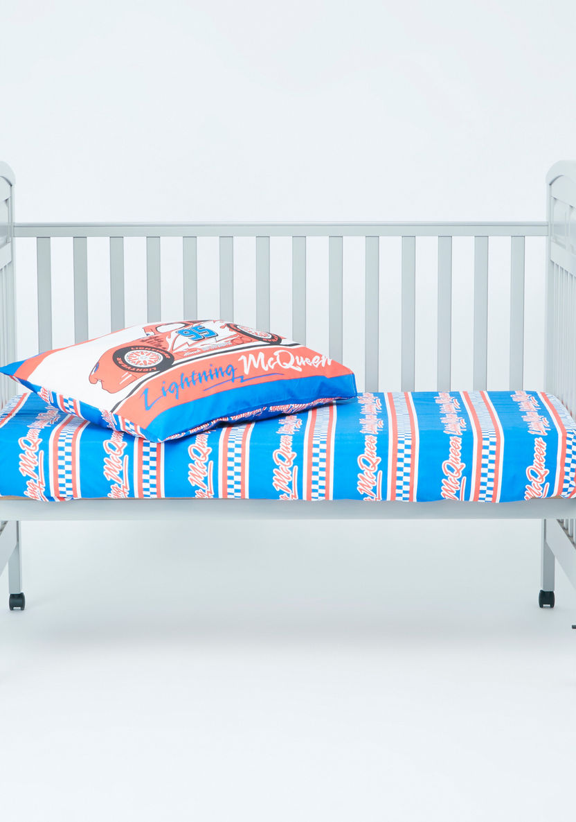 Cars Printed 3-Piece Comforter Set - 130x170 cms-Baby Bedding-image-3