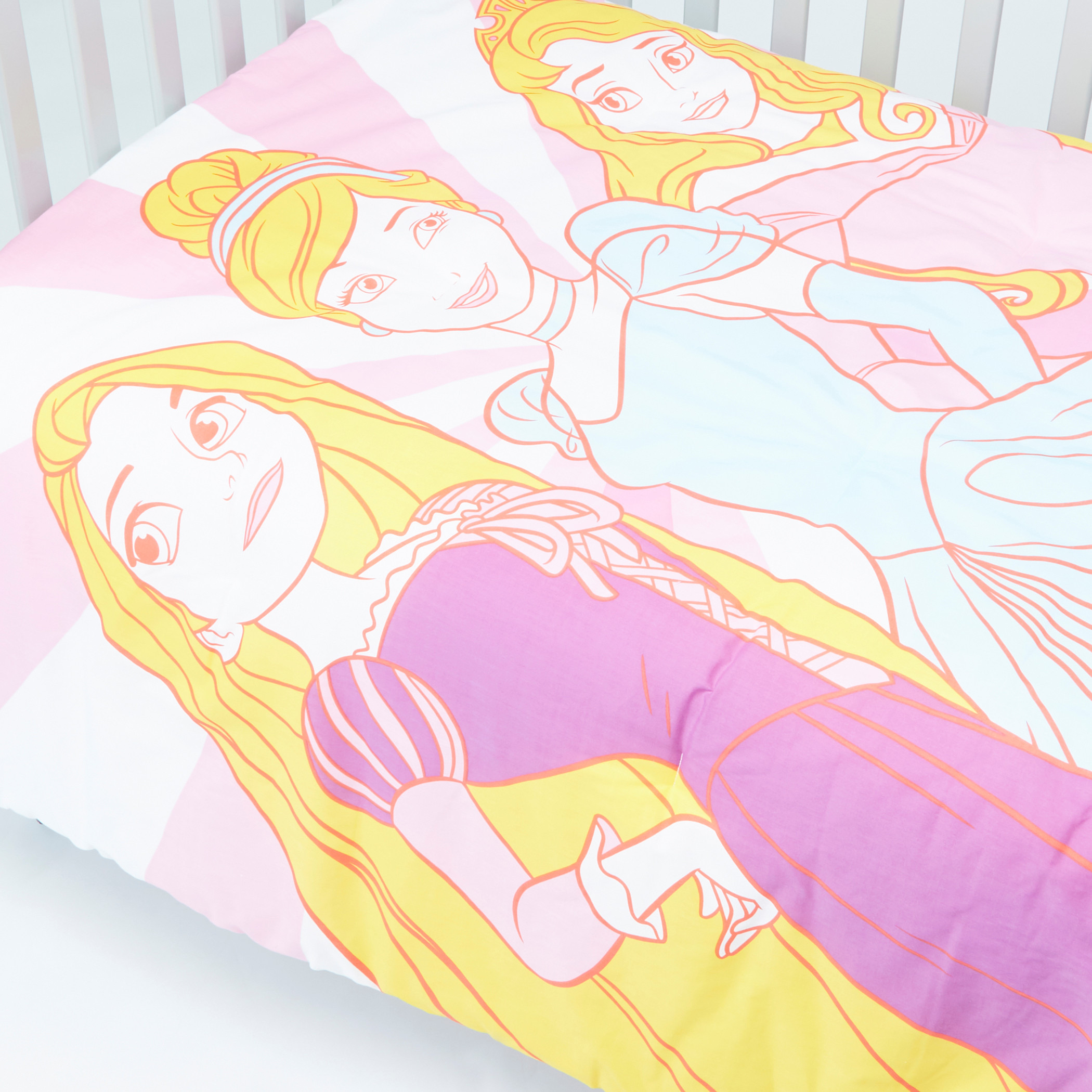 Disney Princess Printed 3-Piece Comforter Set - 130x170 cms.-baby-nursery-babybedding-image-3
