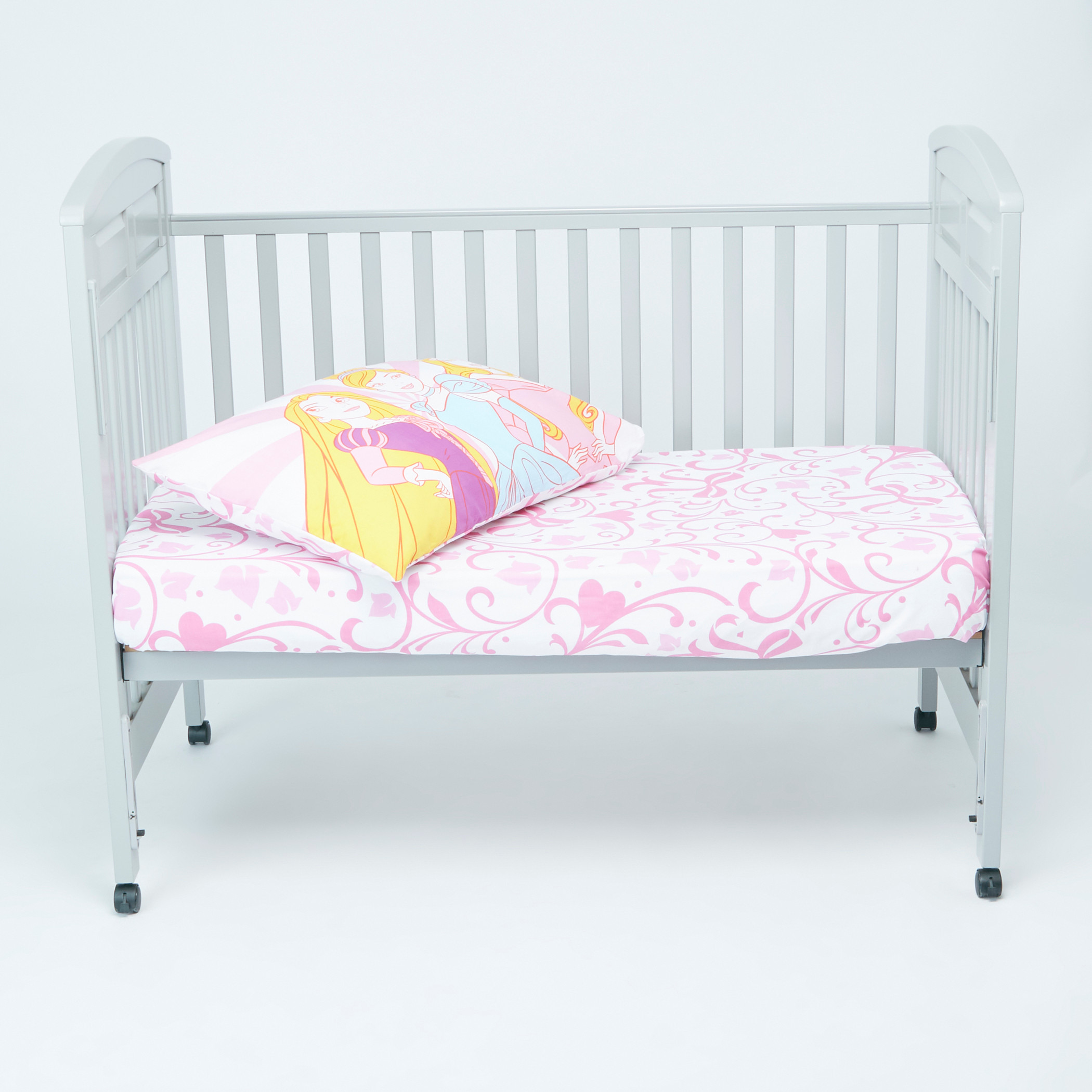 Disney Princess Printed 3-Piece Comforter Set - 130x170 cms.-baby-nursery-babybedding-image-4
