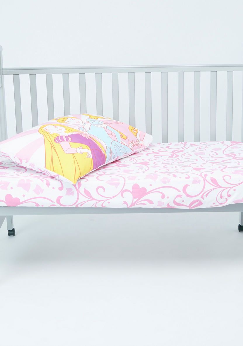 Disney Princess Printed 3-Piece Comforter Set - 130x170 cms.-Baby Bedding-image-3