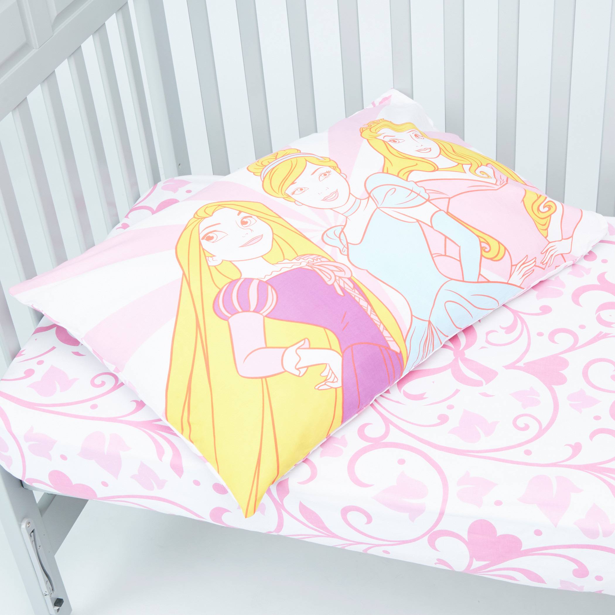 Disney Princess Printed 3-Piece Comforter Set - 130x170 cms.-baby-nursery-babybedding-image-5