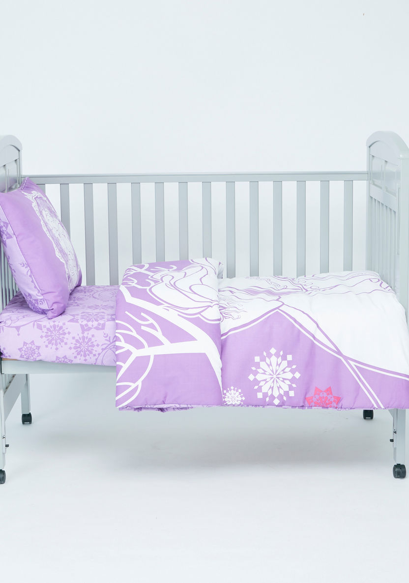 Frozen Printed 3-Piece Comforter Set - 130x170 cms-Baby Bedding-image-1