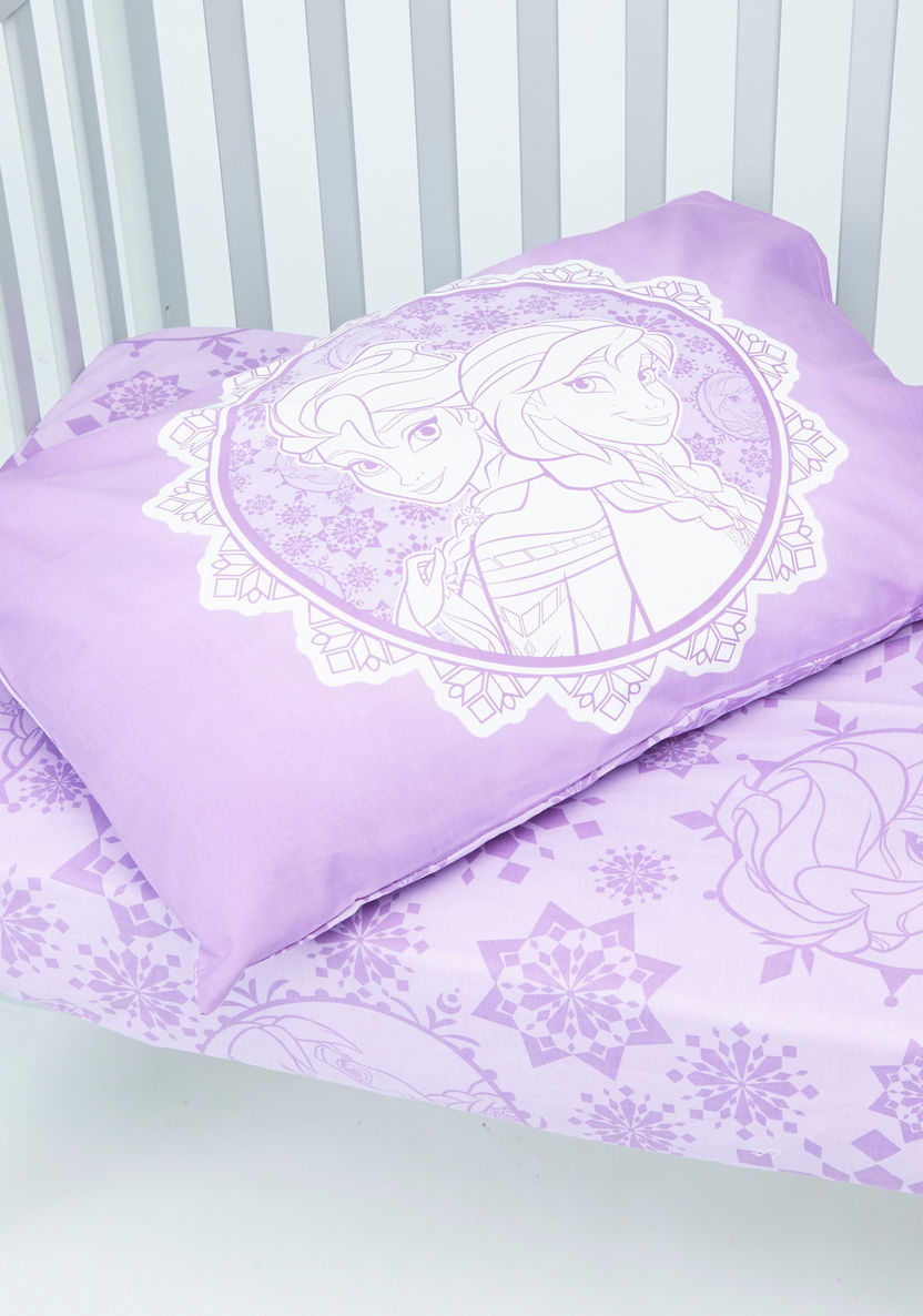 Frozen Printed 3-Piece Comforter Set - 130x170 cms-Baby Bedding-image-4