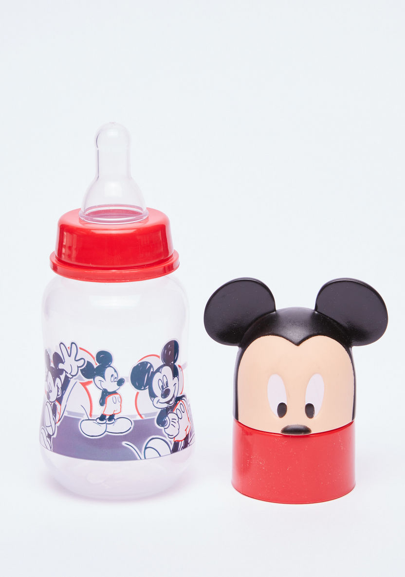 Mickey Mouse Printed Feeding Bottle - 150 ml-Bottles and Teats-image-0