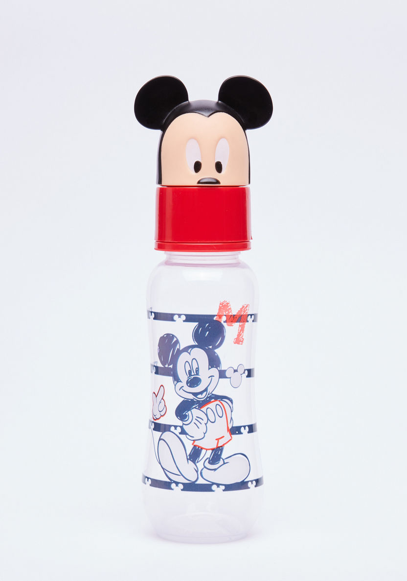 Mickey Mouse Printed Feeding Bottle - 250 ml-Bottles and Teats-image-3