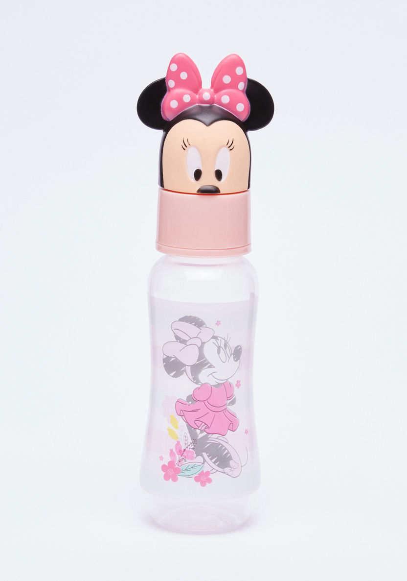 Minnie Mouse Printed Feeding Bottle - 250 ml-Bottles and Teats-image-2