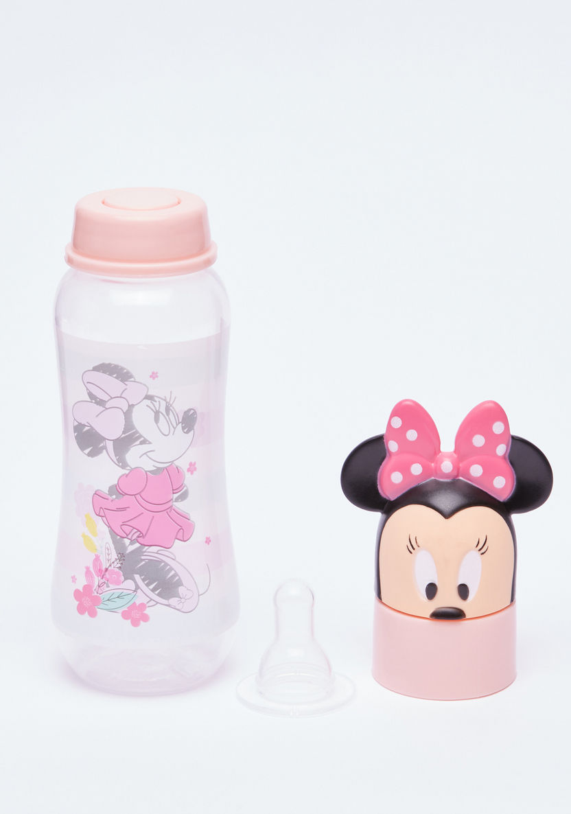 Minnie Mouse Printed Feeding Bottle - 250 ml-Bottles and Teats-image-3