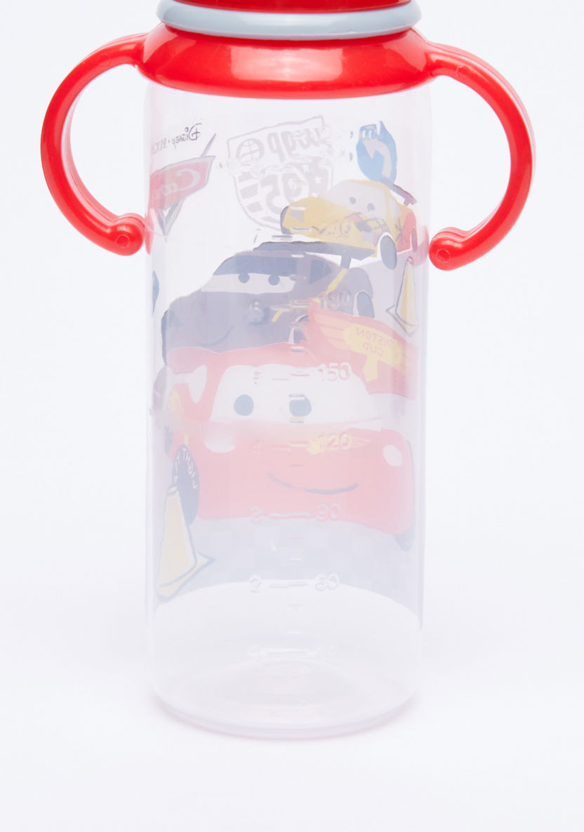 Cars Printed Feeding Bottle with Handles - 250 ml-Bottles and Teats-image-3