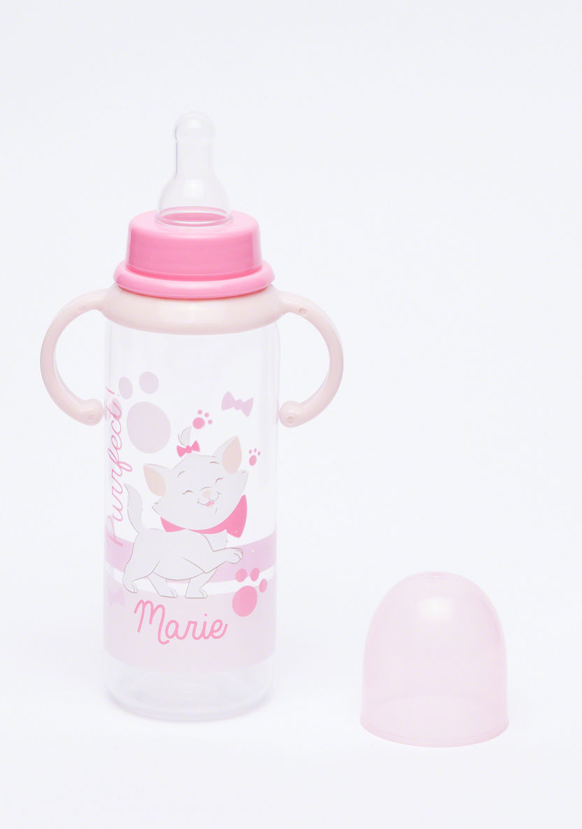 Marie the Cat Printed Feeding Bottle with Handles - 250 ml-Bottles and Teats-image-0
