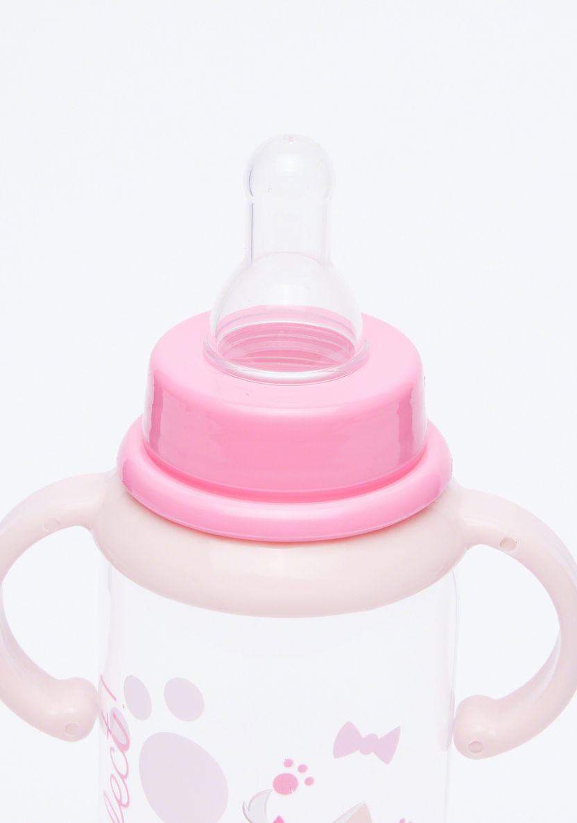 Marie the Cat Printed Feeding Bottle with Handles - 250 ml-Bottles and Teats-image-1