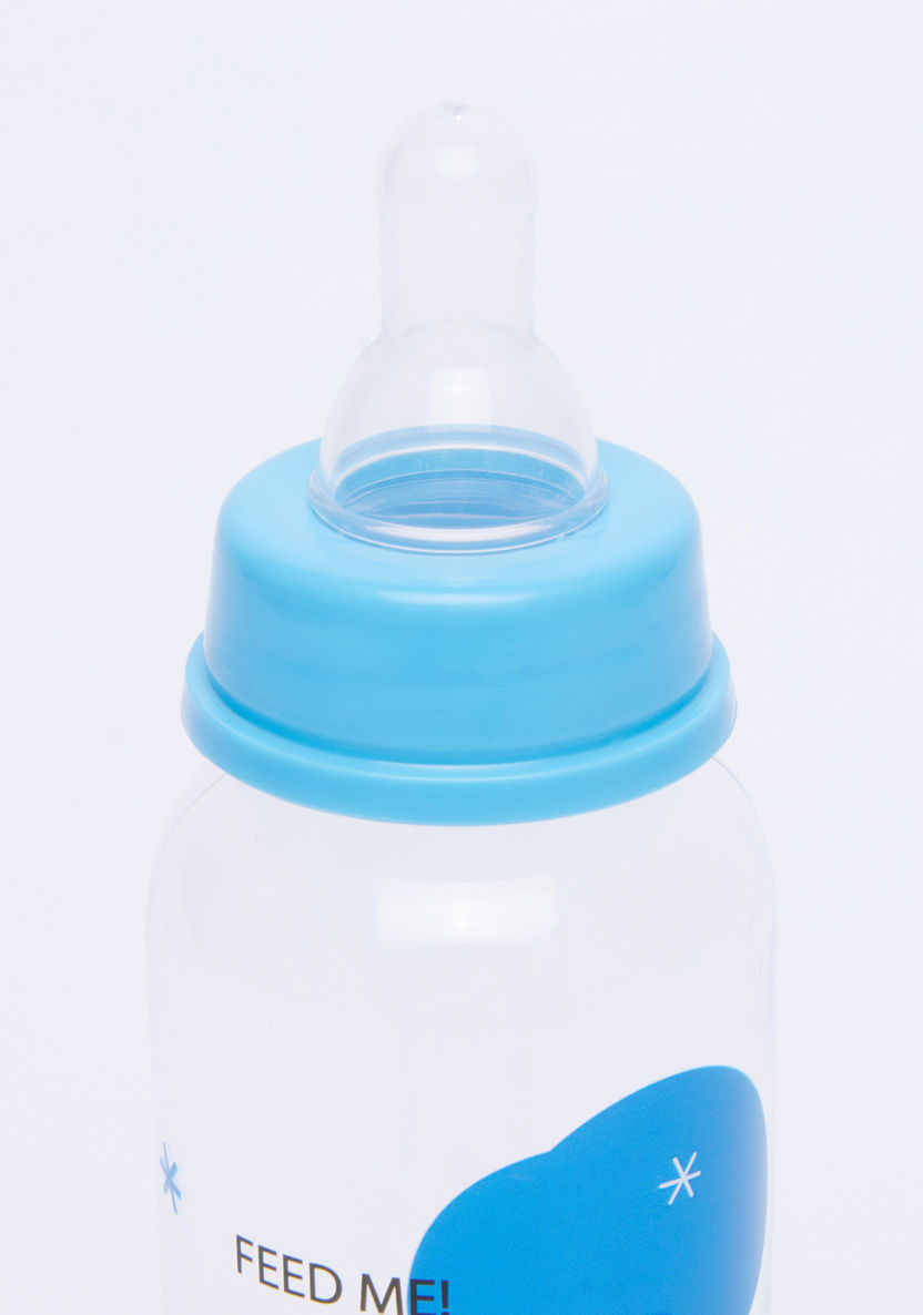 Mickey Mouse Printed Feeding Bottle - Set of 3-Bottles and Teats-image-2