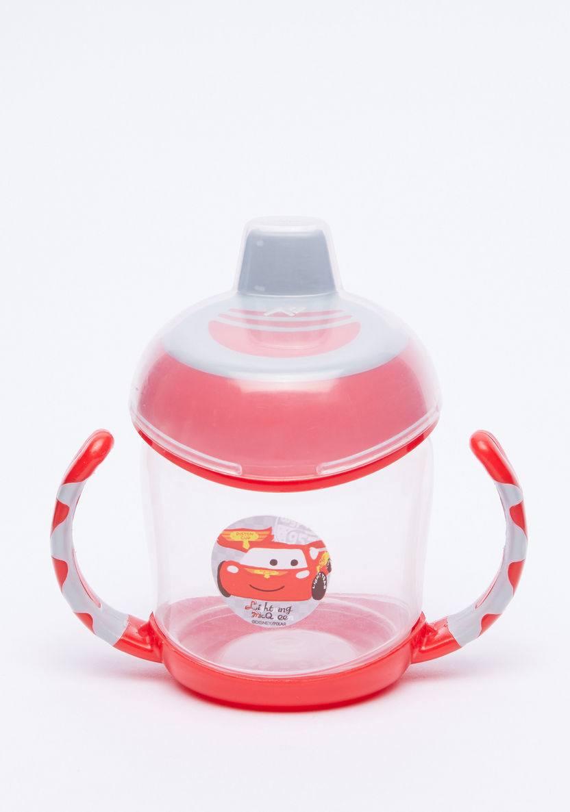 Cars Printed Feeding Cup with Handles-Mealtime Essentials-image-0