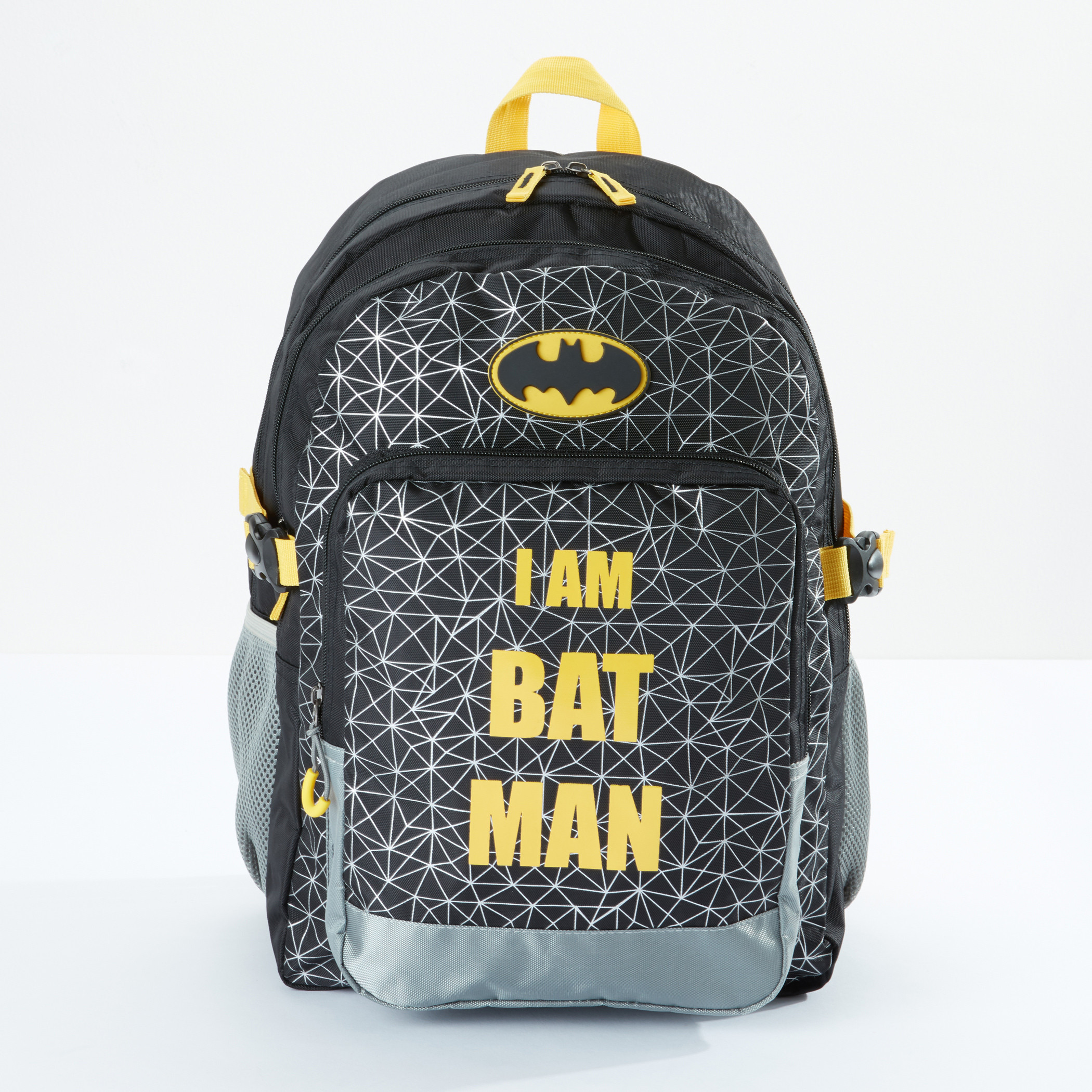 Buy Batman Printed Backpack with Zip Closure Online | Centrepoint UAE